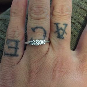 Pandora three stone ring